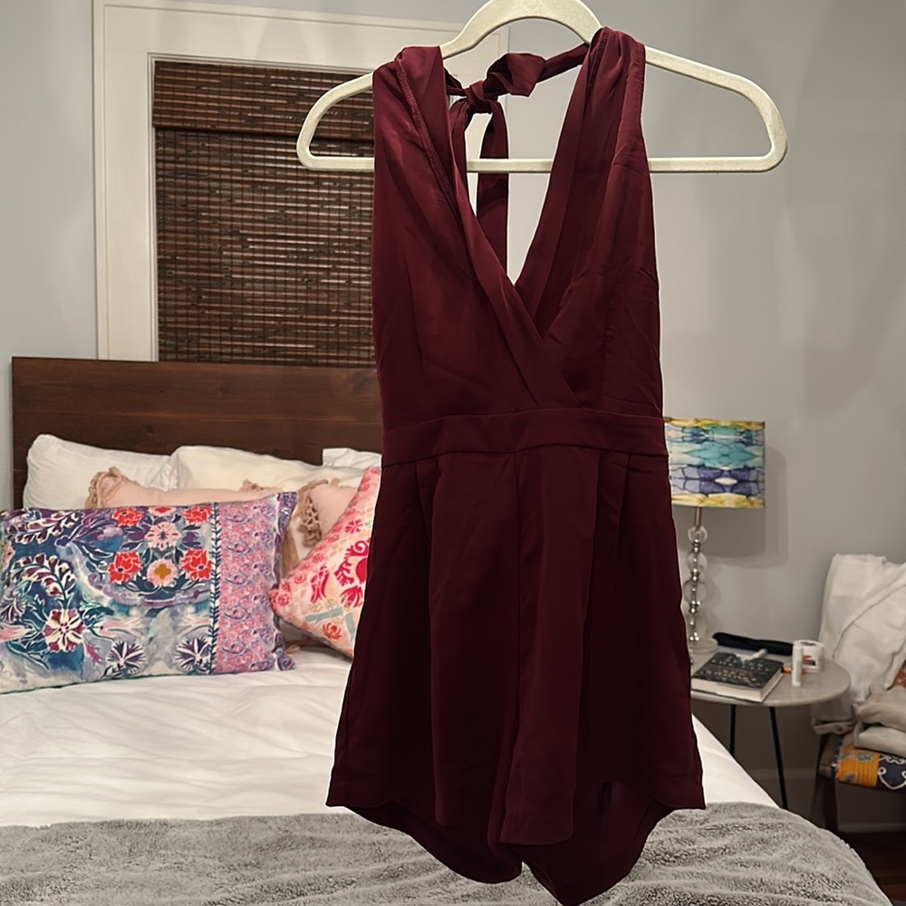 Maroon Romper - image 1